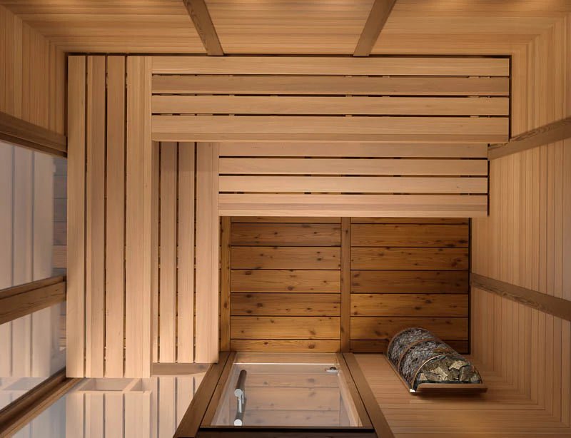 Mod6 Modern Social Outdoor Sauna cold plunge tub for home recovery - Narrow Gate Wellness