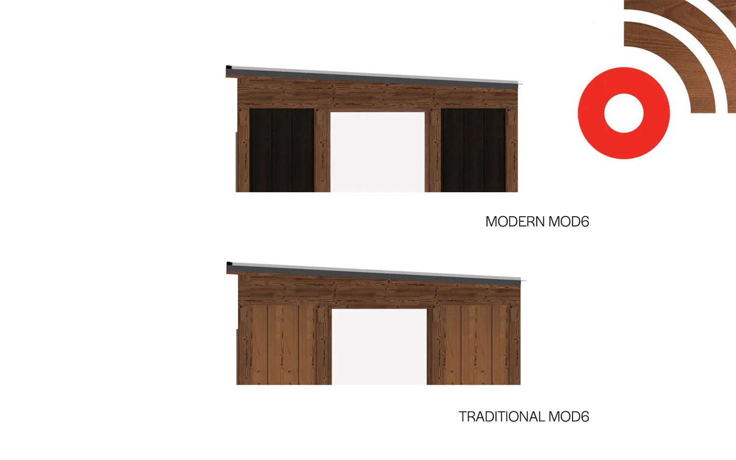 Mod6 Modern Social Outdoor Sauna cold plunge tub for home recovery - Narrow Gate Wellness