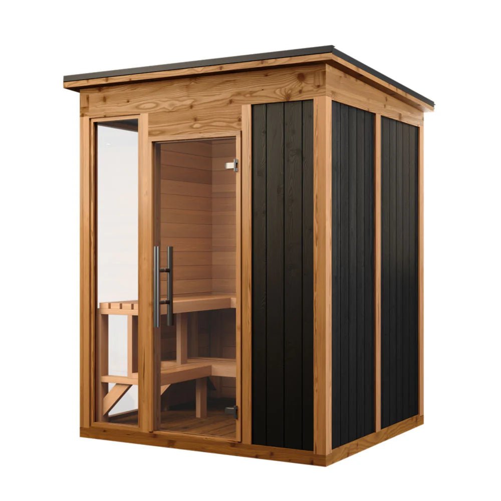 Thermory Mod4 Modern Sauna Kit cold plunge tub for home recovery - Narrow Gate Wellness