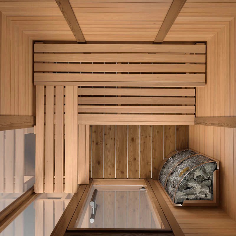 Thermory Mod4 Modern Sauna Kit cold plunge tub for home recovery - Narrow Gate Wellness