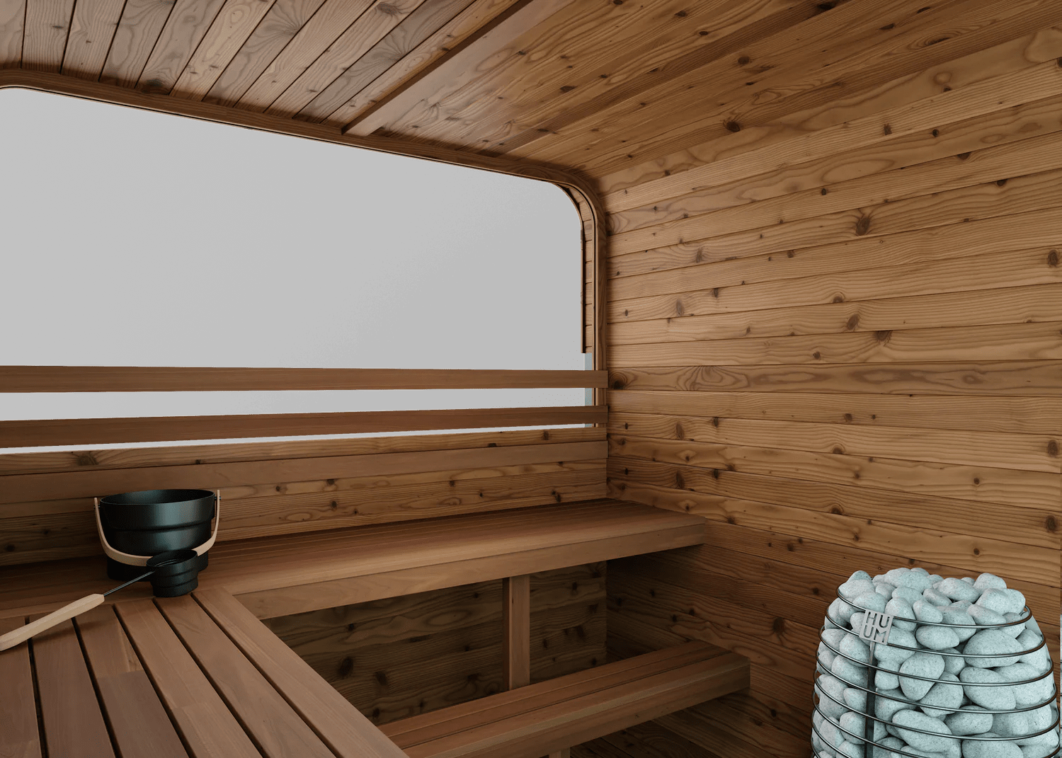 Thermory Sauna Squared 6 - Person cold plunge tub for home recovery - Narrow Gate Wellness