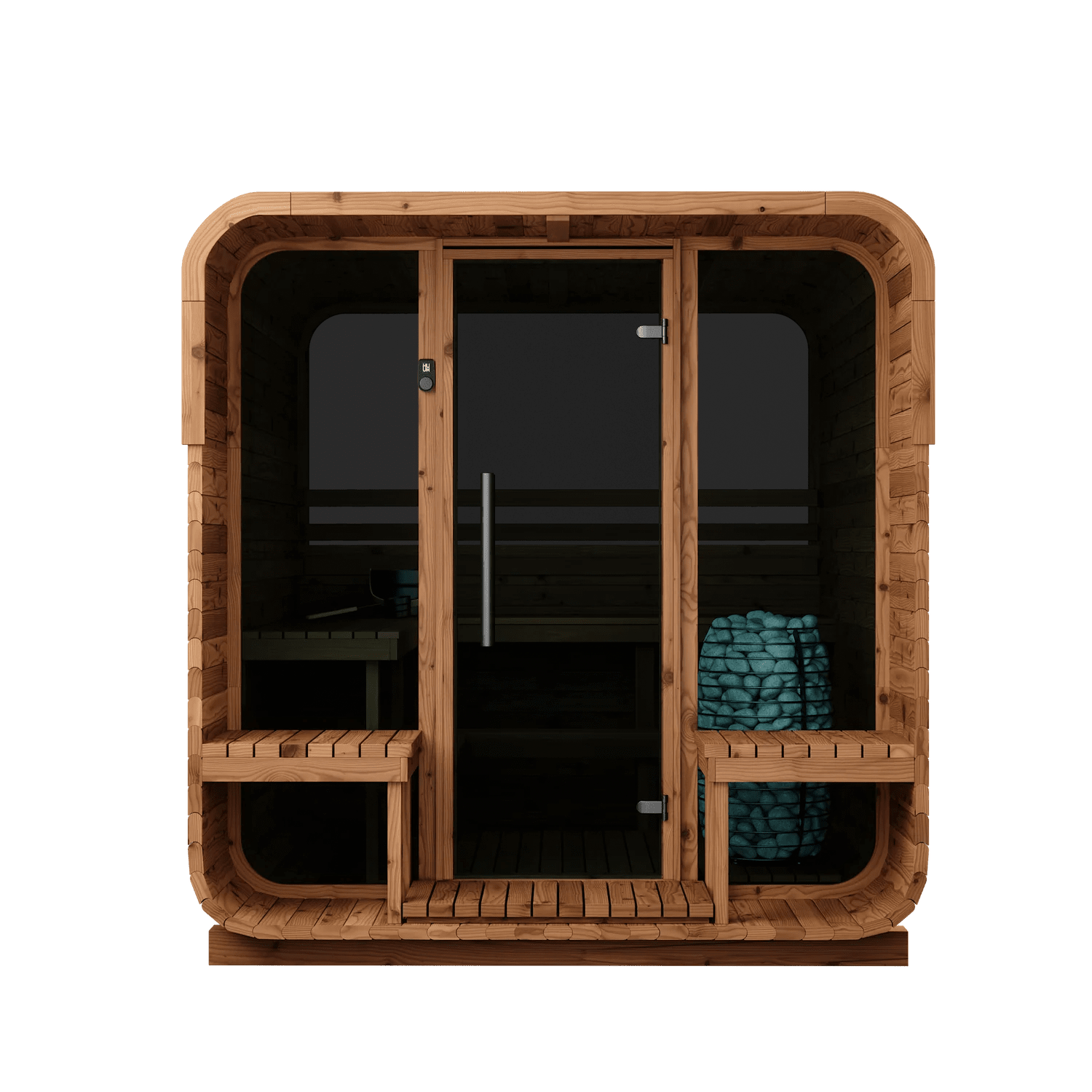 Thermory Sauna Squared 6 - Person cold plunge tub for home recovery - Narrow Gate Wellness
