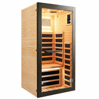 Personal Infrared Sauna Designed for Daily Wellness, Low EMF Heating, Starry Light Ceiling, Built-In Speakers cold plunge tub for home recovery - Narrow Gate Wellness