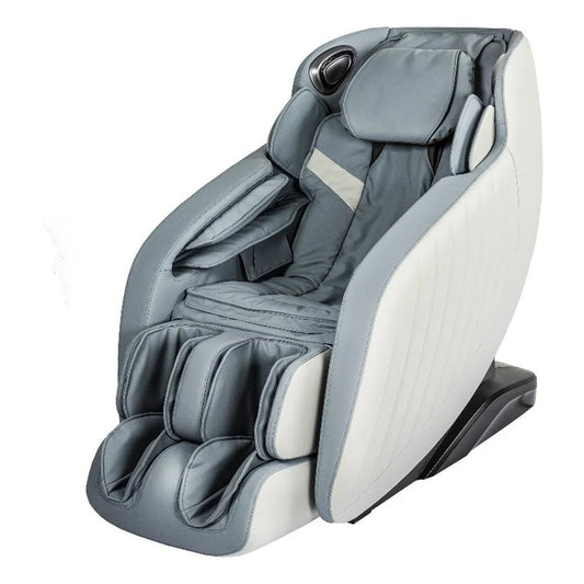 Blue Faux Leather Zero Gravity Recliner 3D Programmable Massage Chair cold plunge tub for home recovery - Narrow Gate Wellness