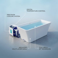 Cold Plunge Tub Designed for At-Home Recovery, Chiller System, Digital Controls, Ozonator Included cold plunge tub for home recovery - Narrow Gate Wellness