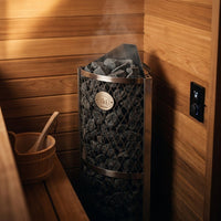 IKI Corner Series 9kW Sauna Heater Package|Premium Electric Heater for Traditional Saunas — Studio Shot