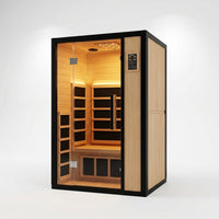 Personal Infrared Sauna Designed for Daily Wellness, Low EMF Heating, Starry Light Ceiling, Built-In Speakers cold plunge tub for home recovery - Narrow Gate Wellness