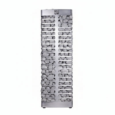 Steel 6.0 Kw Sauna Heater with UKU Wifi Control (Black), 330 Pounds of Rounded Olivine Stones Included (For Saunas up to 353 Cu Ft.)