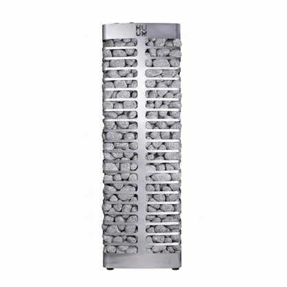 Steel 6.0 Kw Sauna Heater with UKU Wifi Control (Black), 330 Pounds of Rounded Olivine Stones Included (For Saunas up to 353 Cu Ft.)