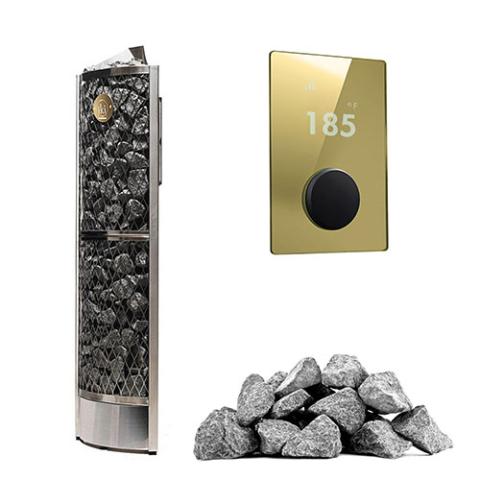 Pillar Series 6.6kW Sauna Heater Package cold plunge tub for home recovery - Narrow Gate Wellness