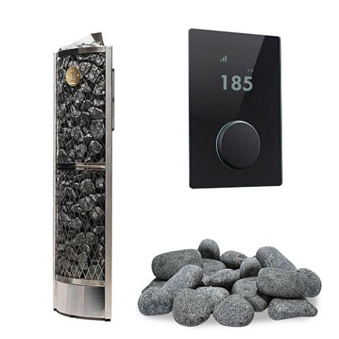 Pillar Series 6.6kW Sauna Heater Package cold plunge tub for home recovery - Narrow Gate Wellness