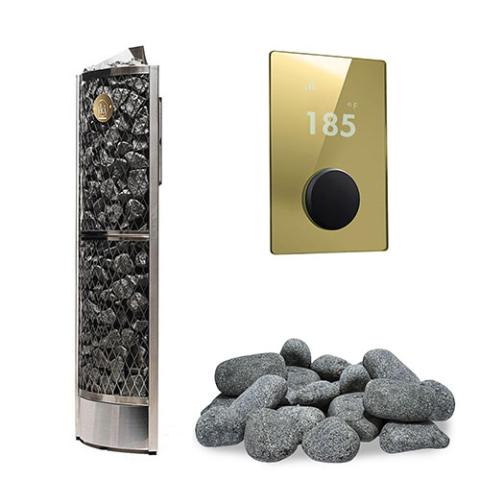 Pillar Series 6.6kW Sauna Heater Package cold plunge tub for home recovery - Narrow Gate Wellness