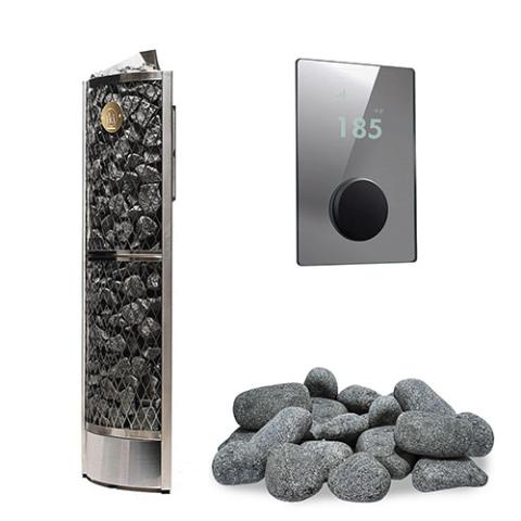 Pillar Series 6.6kW Sauna Heater Package cold plunge tub for home recovery - Narrow Gate Wellness