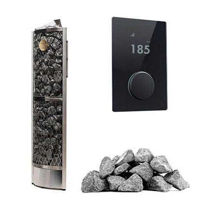 Pillar Series 6.6kW Sauna Heater Package cold plunge tub for home recovery - Narrow Gate Wellness