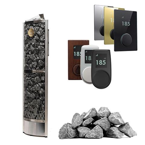 Pillar Series 6.6kW Sauna Heater Package cold plunge tub for home recovery - Narrow Gate Wellness